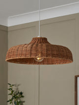 Next BHS Natural Bali Rattan Easyfit Ceiling Light- Buy online at McGrocer