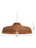BHS Natural Bali Rattan ceiling light 40cm - British product