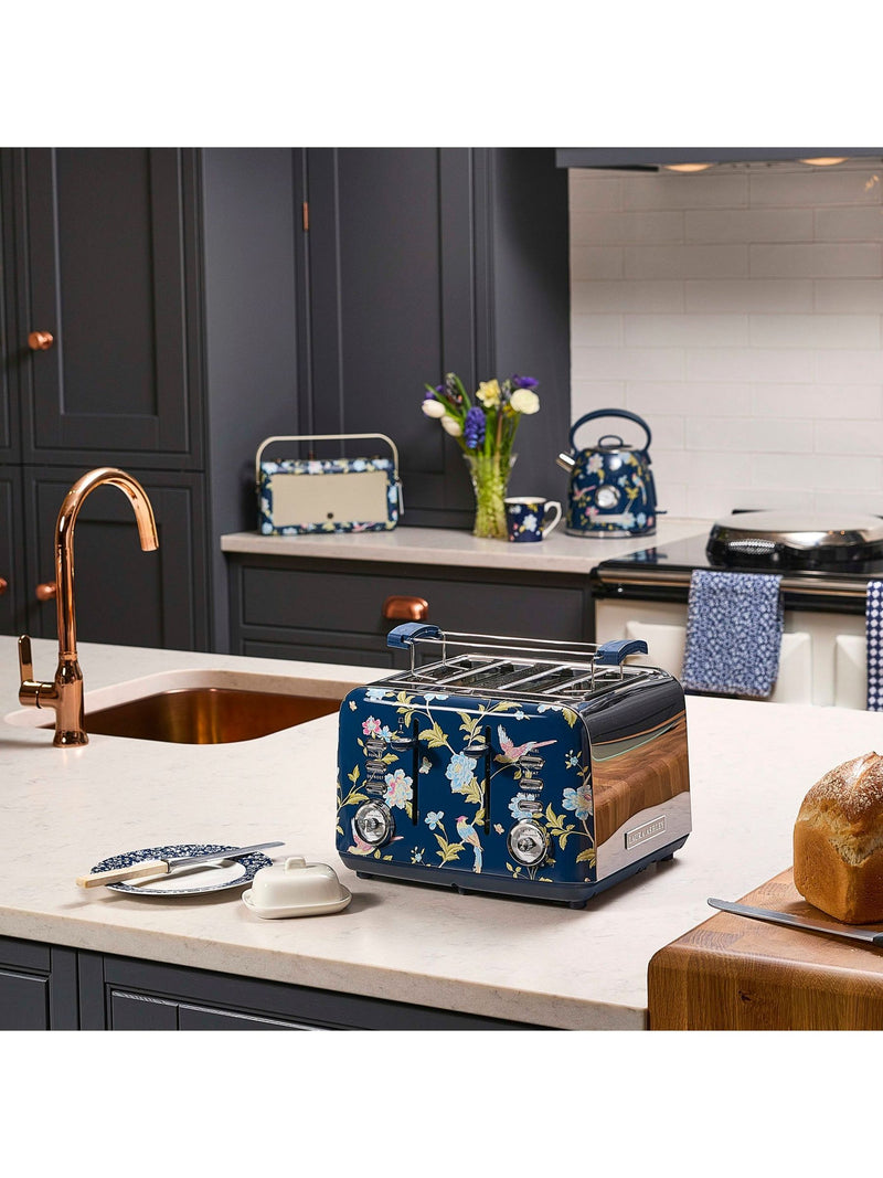 Laura Ashley Elveden Navy 4-slice toaster, UK version