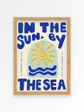 We Are Proper Good blue sea art print, imported from the UK
