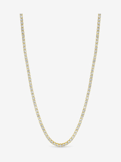 Next Jon Richard Gold Tone Cubic Zirconia Round Tennis Necklace 16 Inch- Buy online at McGrocer