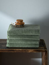 Next The Set Sage Green Popcorn Textured 100% Cotton Hand Towels - 4 Pack, 50x90cm- Buy online at McGrocer