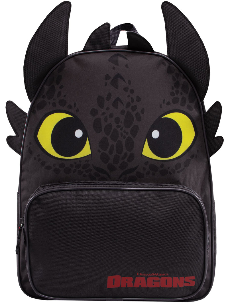 DreamWorks How to Train Your Dragon Toothless kids backpack with 3D ears, imported from the UK