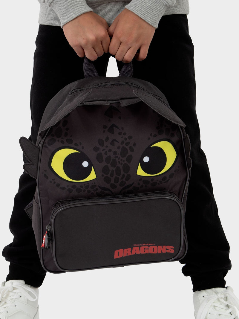 DreamWorks How to Train Your Dragon Toothless kids backpack with 3D ears, imported from the UK