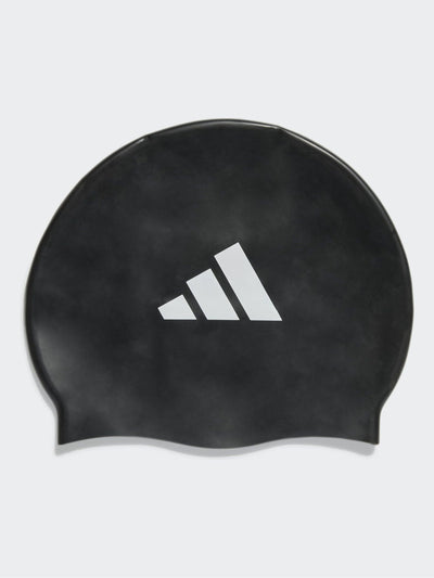 Next adidas Black Logo Swim Cap- Buy online at McGrocer