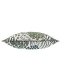 Wylder Thyme/Mineral Green Ophelia Floral Jacquard Cushion