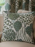 Wylder Thyme/Mineral Green Ophelia Floral Jacquard Cushion