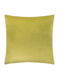 Paoletti Evoke cut velvet cushion olive 55cm (British brand)