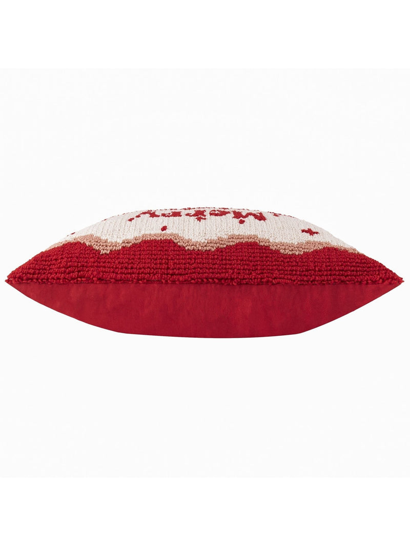 Furn Candy Merry Christmas tufted cushion, imported from the UK