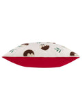 Furn multicolour Christmas pudding tufted cushion (British brand)