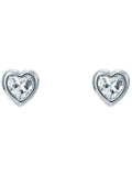 Ted Baker heart stud earrings (British brand)