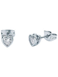 Ted Baker heart stud earrings (British brand)