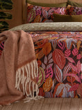 Copper glow Utopia reversible duvet cover and pillowcase set - British product