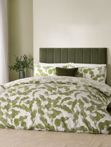 HÖEM Olive Lauro Printed Reversible Duvet Cover Set