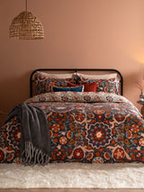 Furn Denim Blue Kinfolk Reversible Duvet Cover and Pillowcase Set