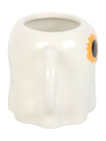 Something Different white groovy ghost ceramic mug 500ml (British brand)