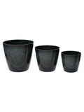 Decoris Felix plastic planters set of 3, UK version