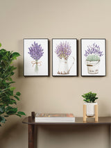 Next Decoris Set of 3 Lavender Wall Art- Buy online at McGrocer
