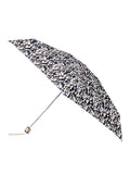 Totes compact flat umbrella clouds print brown (British brand)