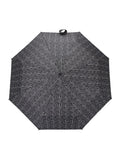 Totes Xtra Strong auto open close umbrella black white drops print - British product