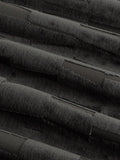 Paoletti grey Manhattan velvet eyelet curtains, imported from the UK