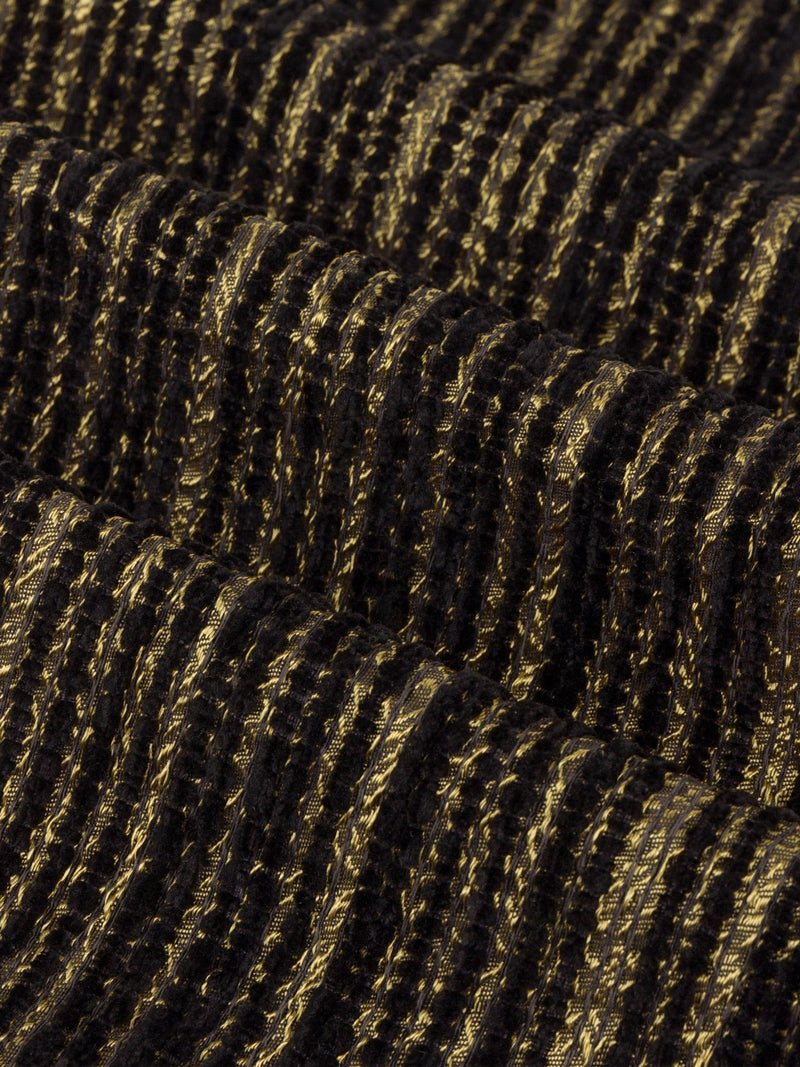 Paoletti Black Jupiter Chenille Curtains - British product