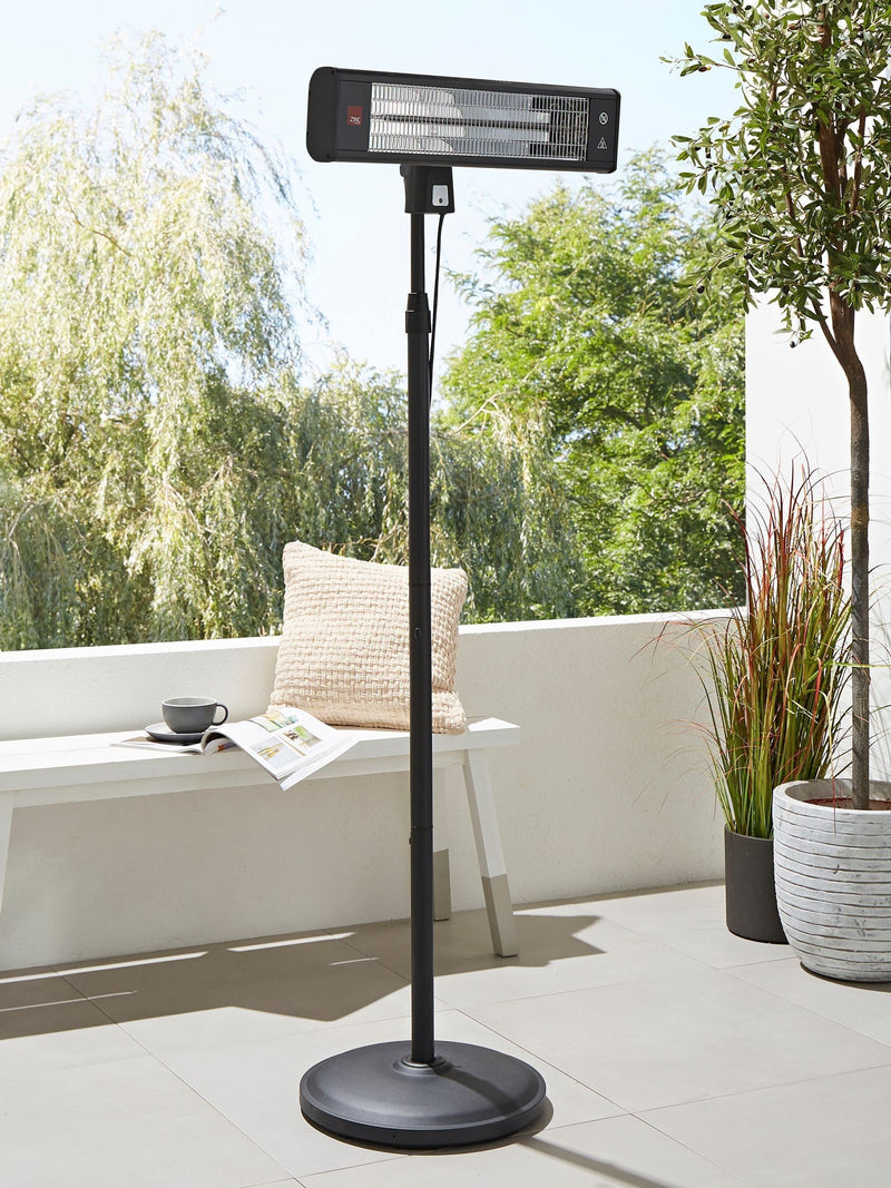 BHS black wall mount patio heater 1800W (British brand)