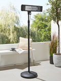 BHS black wall mount patio heater 1800W (British brand)