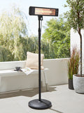BHS black wall mount patio heater 1800W (British brand)