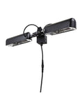 BHS black 2x800W aluminium parasol heater (British brand)