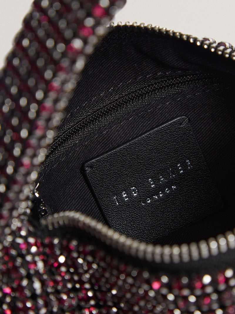 Ted Baker Crystol mini bag with silver diamantes, imported from the UK