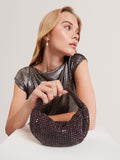 Ted Baker Crystol mini bag with silver diamantes, imported from the UK