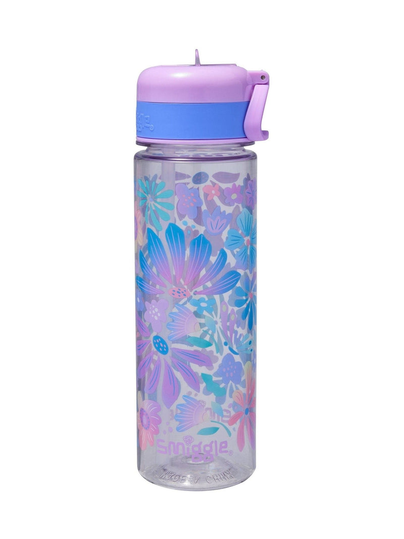 Smiggle drink bottle Purple Bloom 650ml - British product