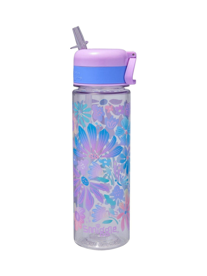 Smiggle drink bottle Purple Bloom 650ml - British product