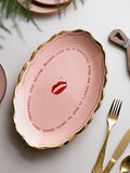 Rockett St George pink Marilyn Monroe platter (British brand)