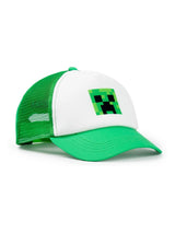 Next Vanilla Underground Minecraft Boys Green Creeper Snapback Curved Peak Cap- Buy online at McGrocer