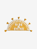 FatFace yellow sunshine slogan bath mat 40x80cm - British product