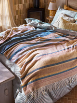 Next FatFace Multi Stripe Basket Weave Cosy Throw- Buy online at McGrocer
