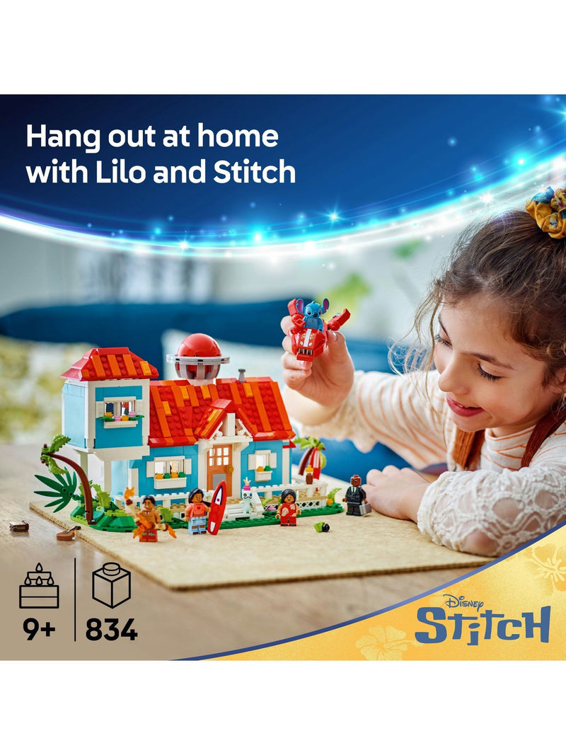 LEGO Lilo and Stitch Beach House building set, imported from the UK