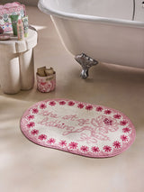 Next Cath Kidston Pink Bathing Slogan 100% Cotton Bath Mat 50cm x 80cm- Buy online at McGrocer