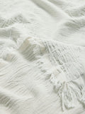Shabby Chic throw sage green bird chinoiserie 180x130cm, UK version