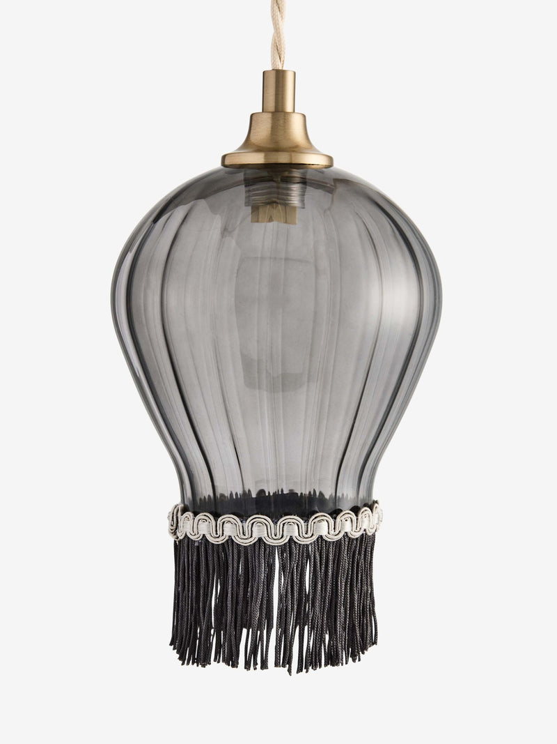 Small grey glass spare shade for Wroxton Cluster, imported from the UK