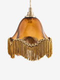 Amber glass shade Wroxton cluster spare part (British brand)