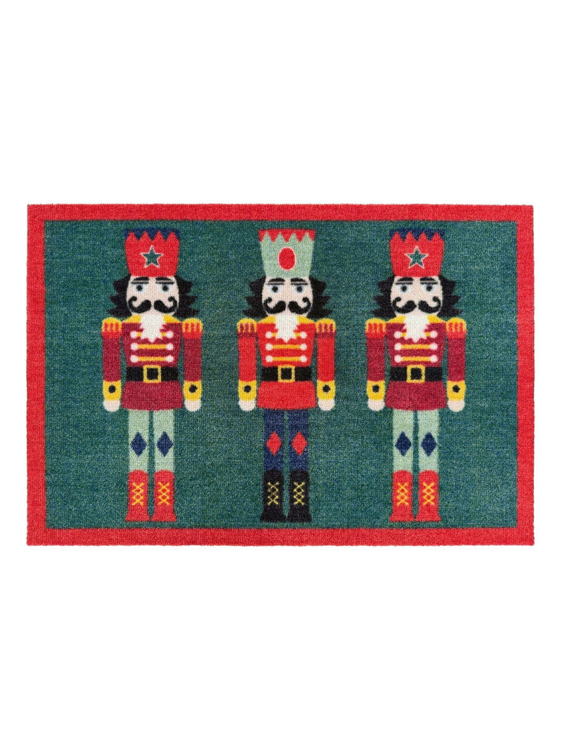My Mat red Christmas nutcracker mat 75x50cm, imported from the UK