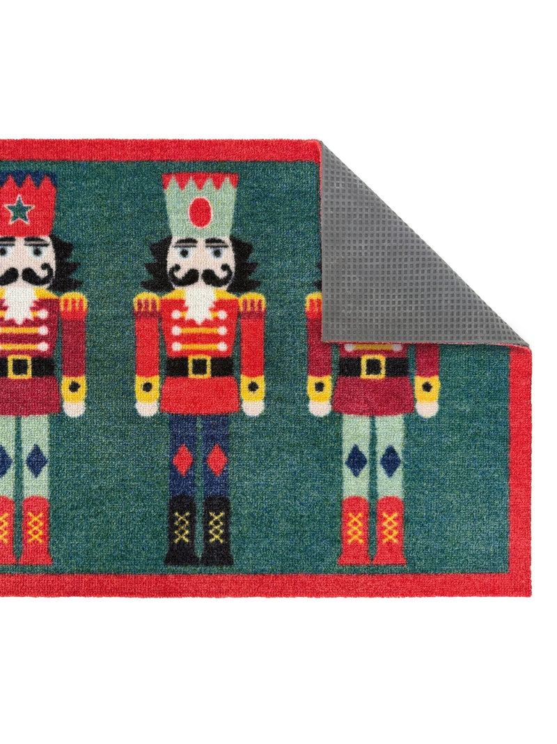 My Mat red Christmas nutcracker mat 75x50cm, imported from the UK
