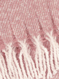 Wylder Purple Heather Isla soft tasselled throw - British product