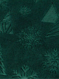 Furn emerald green festive sherpa fleece throw, UK version
