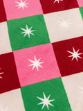 Furn multicolour Star Sherpa fleece throw - British product