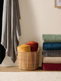 Furn sage green fleece throw 180x140cm (British brand)