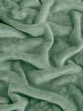 Furn sage green fleece throw 180x140cm (British brand)